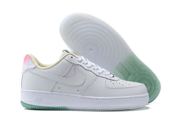 Women's Air Force 1 Low Top White Shoes 072